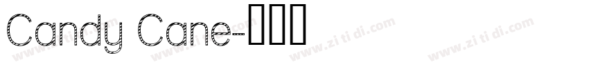 Candy Cane字体转换